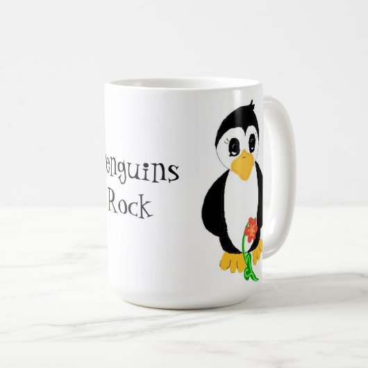 Penguins Rock Kaffeetasse (VorderseiteRechts)