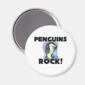 Penguins Rock Magnet (Vorderseite/Rückseite)
