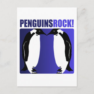 Penguins Rock! Postkarte