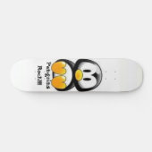 Penguins Rock!!!! Skateboard (Horizontal)