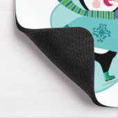 Penguins-Skaten ist cool Mousepad (Ecke)