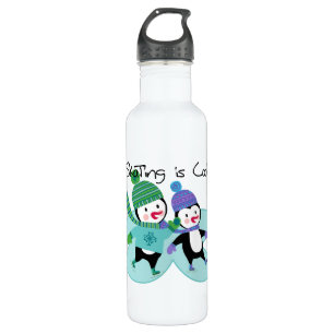Penguins-Skaten ist cool Trinkflasche