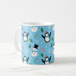 Penguins & Snowmen Christmas Mug Kaffeetasse