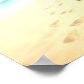 Penguin's Strandbar Poster (Ecke)