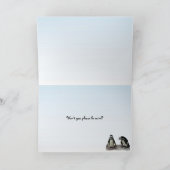 Penguins Valentine Feiertagskarte (Innenseite)