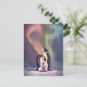 PENGUINS VON SHARON SHARPE POSTKARTE (Stehend Vorderseite)