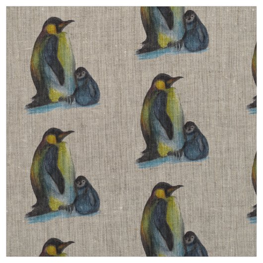 Penguins-Zeichnen Stoff (Muster)