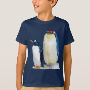 Penguins-Zeichnen T-Shirt