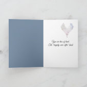 Penguins zum Jahrestag langsames Tanzen Karte (Innenseite)