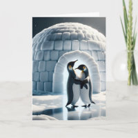 Penguins zum Jahrestag langsames Tanzen
