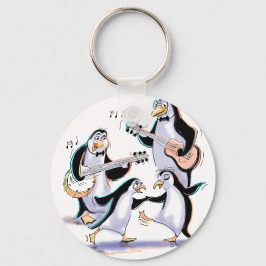 pEnGuInSsWiNgInG Schlüsselanhänger (Vorderseite)