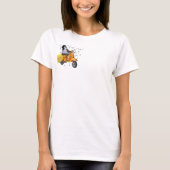 PenguinVespaFlowerLines T-Shirt (Vorderseite)