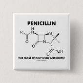 Penicillin das meiste weit verbreitete button (Vorderseite)