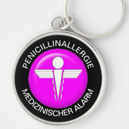 PENICILLINALLERGI Medical Alert - Button Schlüssel Schlüsselanhänger