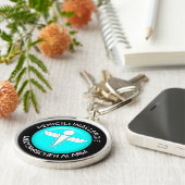 PENICILLINALLERGI Medical Alert - Button Schlüssel Schlüsselanhänger (Seite)