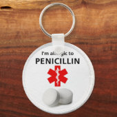 Penicillinallergie Schlüsselanhänger (Vorderseite)
