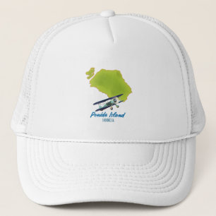 Penida-Inselkarte Truckerkappe