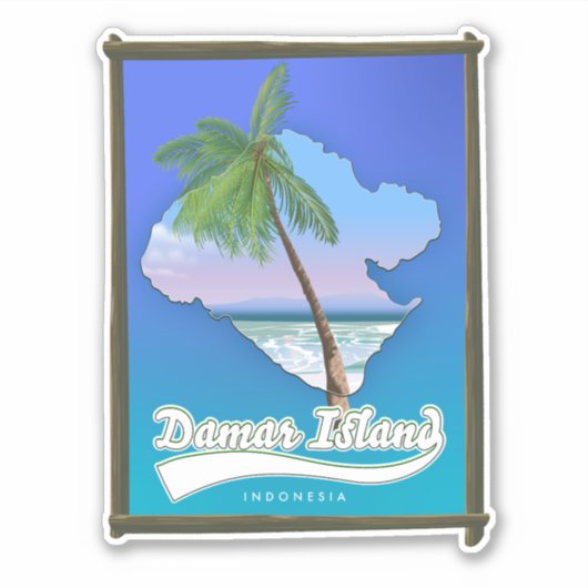 Penida Island Indonesien Aufkleber (Vorderseite)