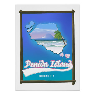 Penida Island Indonesien Poster