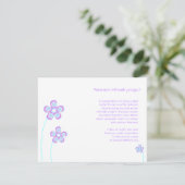 Penina Bat Mitzvah Project Card Begleitkarte (Stehend Vorderseite)