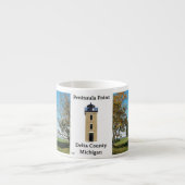 Peninsula Point Lighthouse Espresso Tasse (Vorderseite)