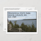 Peninsula Staat Park Postkarte (Vorne/Hinten)