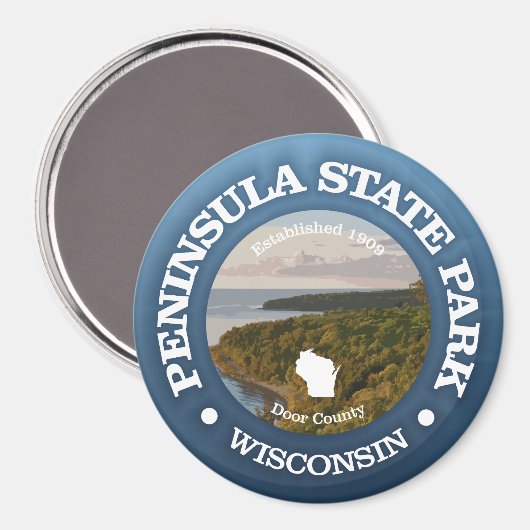 Peninsula Staat Park (SP) Magnet (Vorderseite/Rückseite)