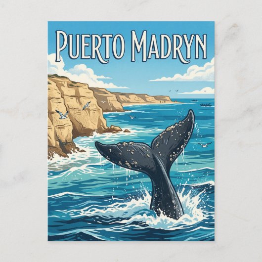 Península Valdés Postkarte (Vorderseite)