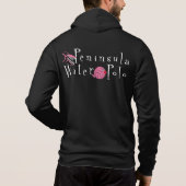 Peninsula Water Polo Logo - Zipper Hood Sweatshirt (Rückseite)
