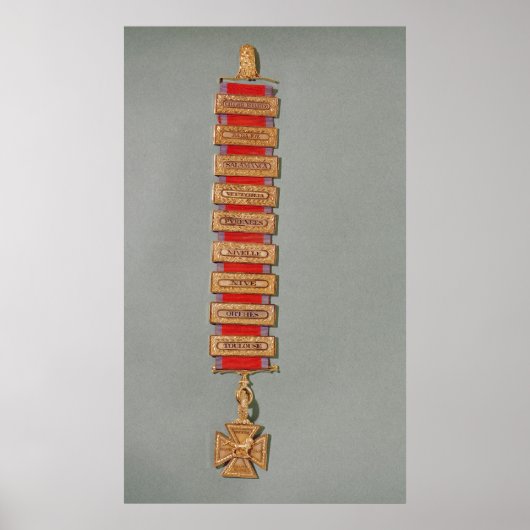 Peninsular Gold Cross, c.1813 Poster (Vorne)