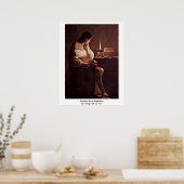 Penité Mary Magdalene by Georges de La Tour Poster (Küche)