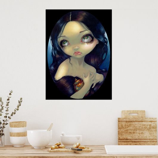 Penitent Magdalene ART PRINT Tiefbrow gothisch Poster (Küche)