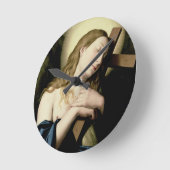 Penitent Magdalene Runde Wanduhr (Winkel)