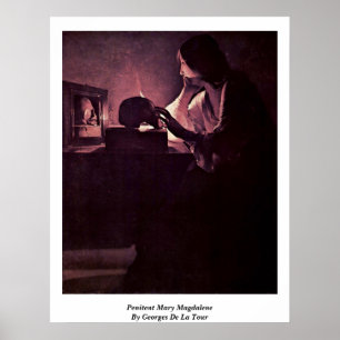 Penitent Maria Magdalena durch Georges de La Tour Poster