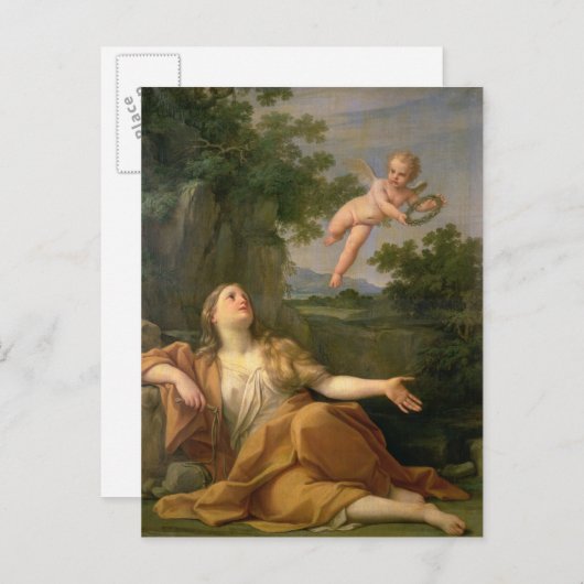 Penitent Mary Magdalene, 1700-05 Postkarte (Vorne/Hinten)