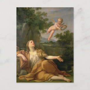 Penitent Mary Magdalene, 1700-05 Postkarte