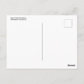 Penitentin Philadelphia im östlichen Staat Postkarte (Rückseite)