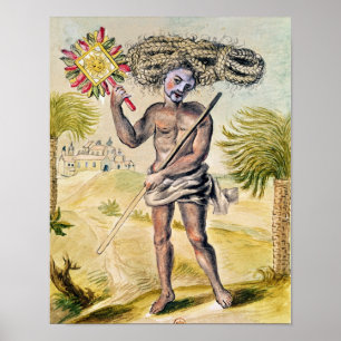 Penitentmann in Indien Poster