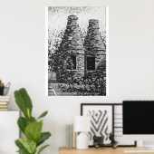 Penkhull Kilns, Stoke on Trent. Poster. Poster (Heimbüro)