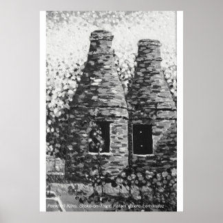 Penkhull Kilns, Stoke on Trent. Poster. Poster