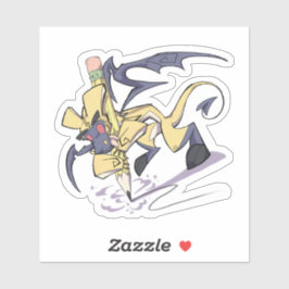 PenLight den Bleistift Dragon Vinyl Sticker