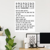 Penmanship Poster (Heimbüro)