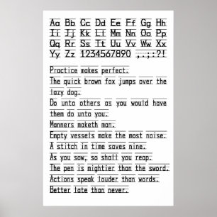 Penmanship Poster