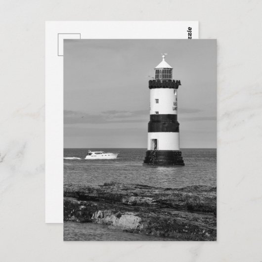 Penmon Lighthouse Jigsaw Postkarte (Vorne/Hinten)