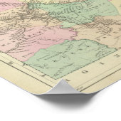 Penn-Bahnkarte Poster (Ecke)