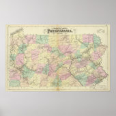 Penn-Bahnkarte Poster (Vorne)