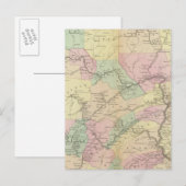 Penn-Bahnkarte Postkarte (Vorne/Hinten)