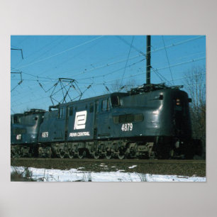 Penn Central GG-1s Lokomotiven im Einsatz Poster