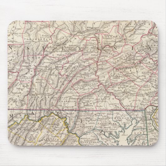 Penn, NJ, Md, Dela, DC, Virginia Mousepad (Vorne)