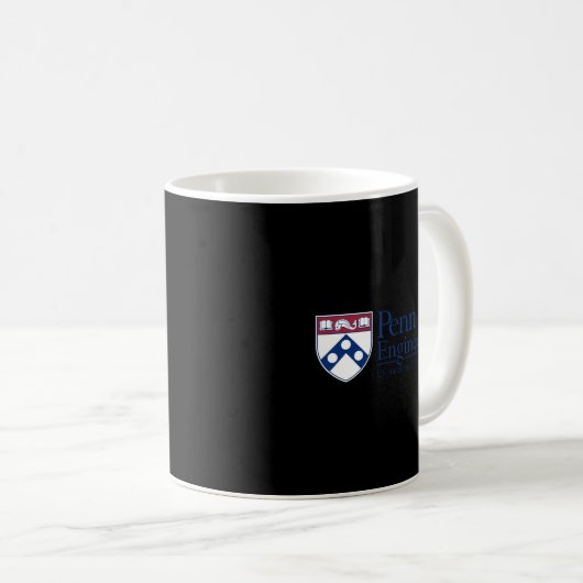 Penn Quakers Men's Apparel School of Engineering Kaffeetasse (VorderseiteRechts)